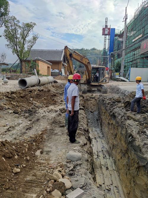 写美篇7,绿化种植 四,今日加班情况: 加班道路改造工程施工  杂工3人