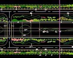 道路绿化平面图免费下载 - 园林绿化及施工 - 土木工程网